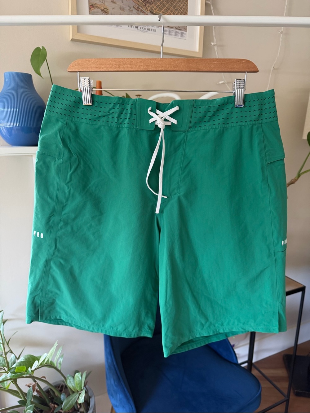 Lululemon Current State Board Shorts Green LinerLess